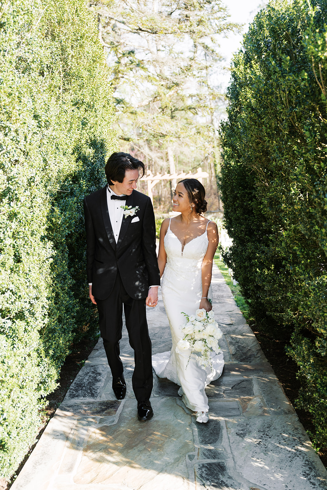 Couple who chose 8 hours of wedding photography coverage