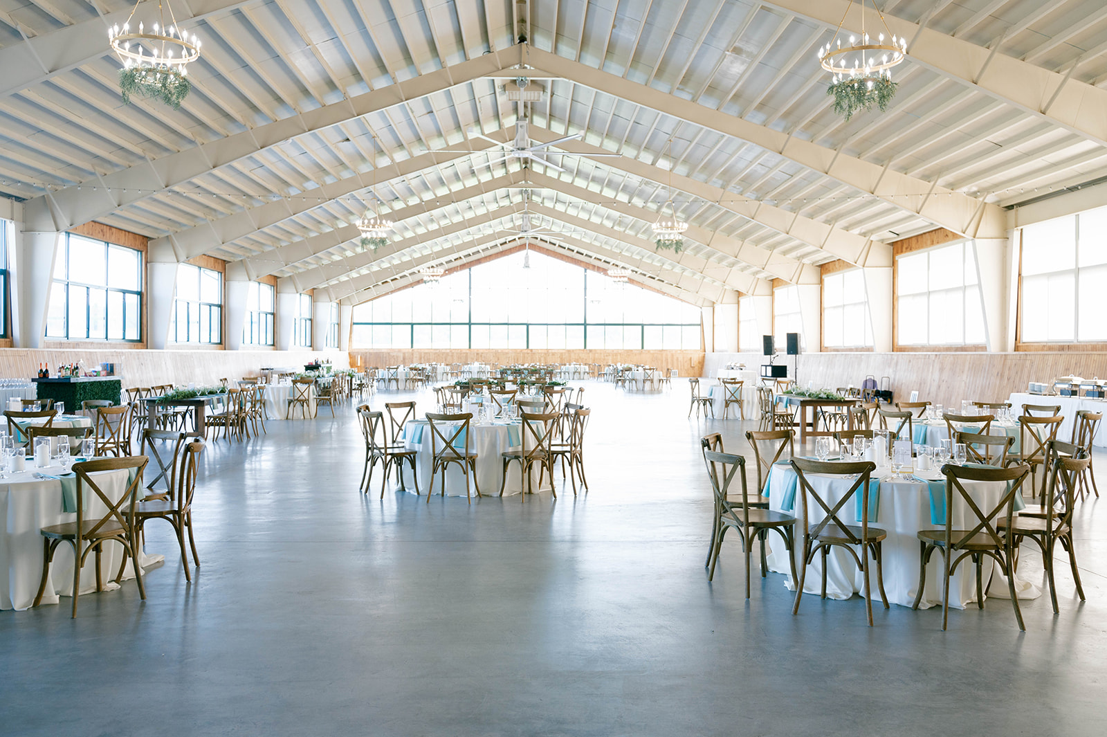 Vignon Manor Farm wedding reception space